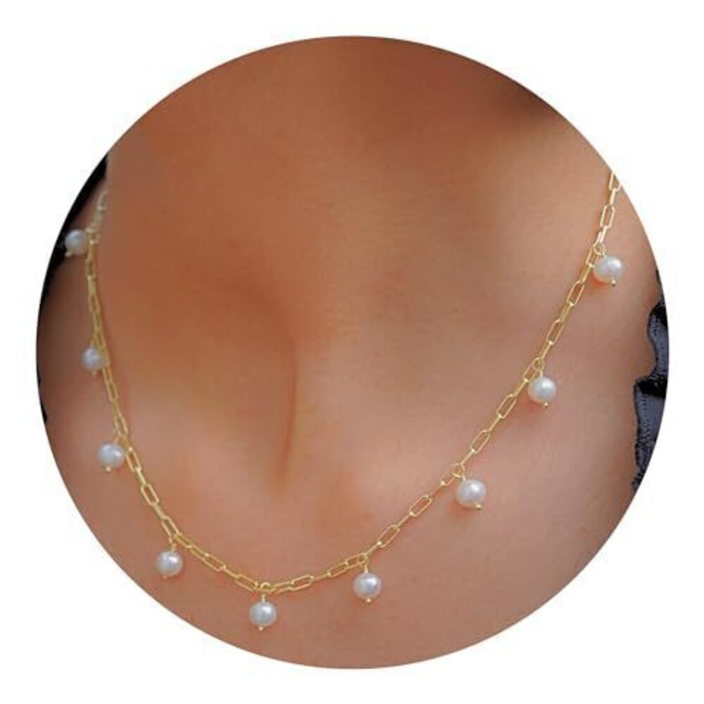 1636 Pearl Necklaces - Chunky & Dainty Real Freshwater Pearl Necklace